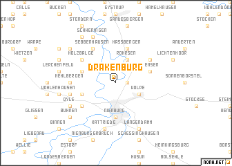 map of Drakenburg