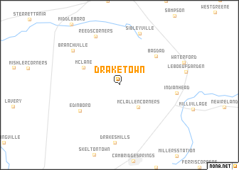 map of Draketown