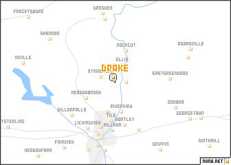 map of Drake