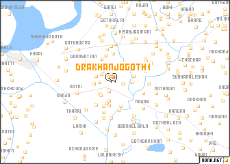 map of Dra Khān jo Goth