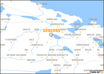 map of Draknäs