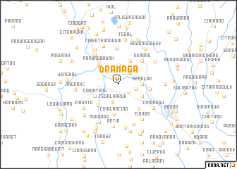 map of Dramaga