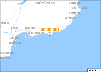 map of Drammont