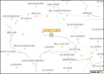 map of Drangan