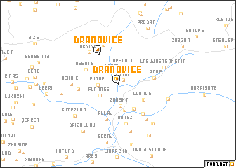 map of (( Dranovicë ))