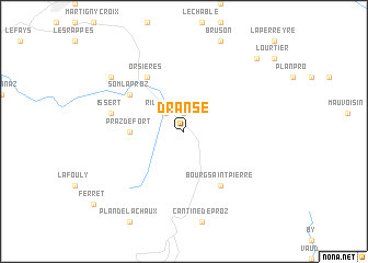 map of Dranse