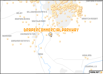 map of Draper Commercial Parkway