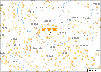 map of Drapnići