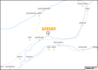map of Drāsan