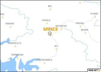 map of Drasco