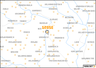 map of Draše