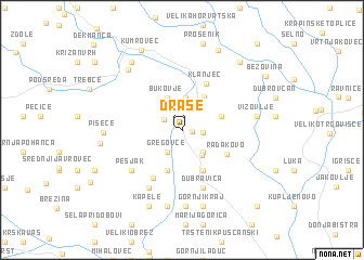 map of Draše