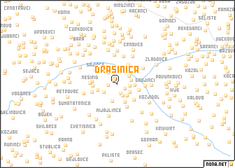 map of Drasinica