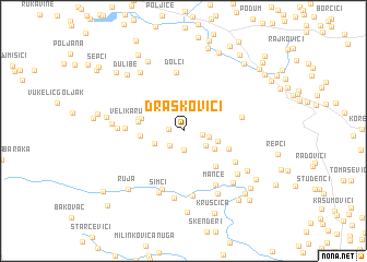 map of Draškovići