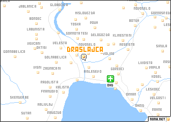 map of Draslajca