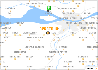 map of Drastrup