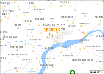 map of Dravela
