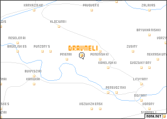 map of Dravneli