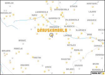 map of Dravska Maala