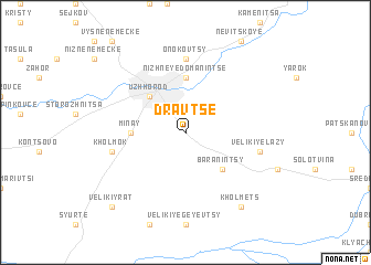 map of Dravtse