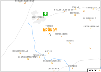 map of Drawdy