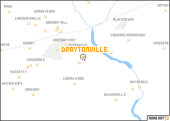 map of Draytonville