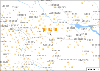 map of (( Dražan ))