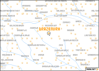 map of Dražen Vrh