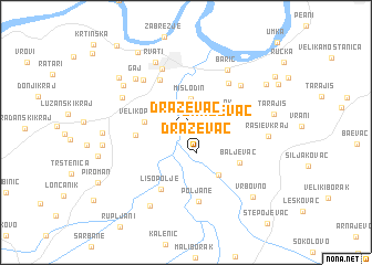 map of Draževac