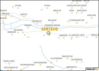 map of Draževo