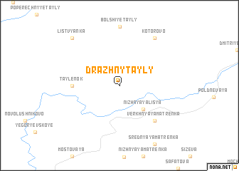 map of Drazhny-Tayly