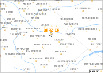 map of Dražica