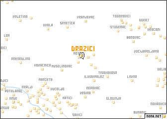 map of Dražići