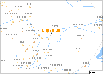 map of Drazinda