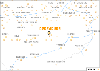 map of Drazja vas