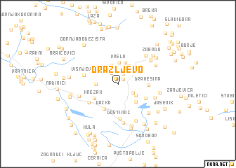 map of Dražljevo