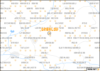 map of Drbalov
