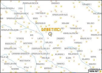 map of Drbetinci