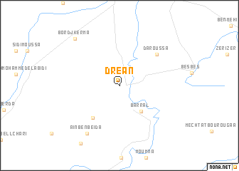 map of Drean