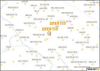 map of Dreatin