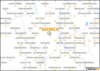 map of Drebach