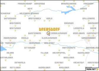 map of Drebsdorf