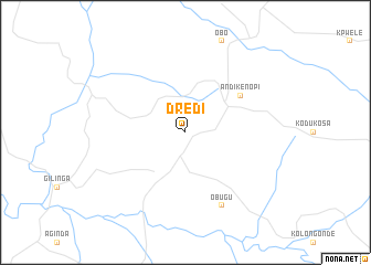 map of Dredi