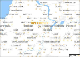 map of Dreehusen