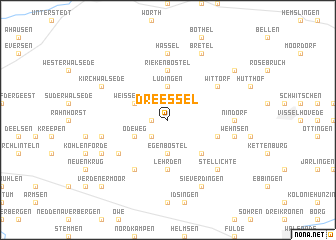 map of Dreeßel