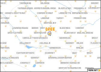 map of Drée