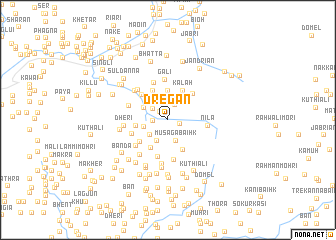 map of Dregan