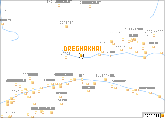 map of Dre Ghākhai