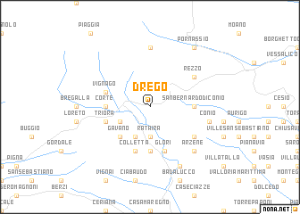 map of Drego