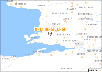 map of Drehidasillagh